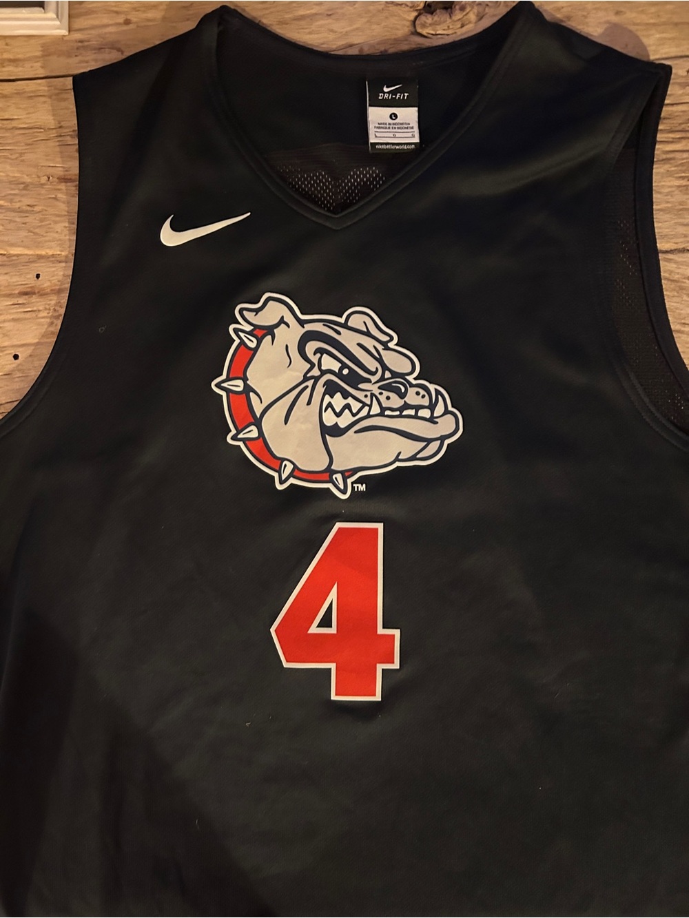 Nike Gonzaga elite basketball jersey